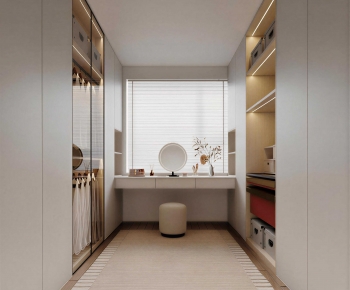 Modern Clothes Storage Area-ID:975189222