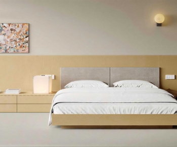 Modern Double Bed-ID:584403045