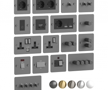 Modern Socket Panel-ID:541613103