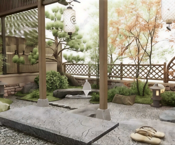 New Chinese Style Courtyard/landscape-ID:988894947