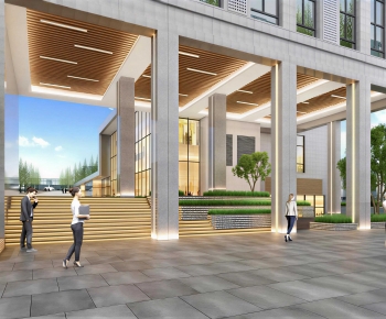 Modern Building Appearance-ID:849976068
