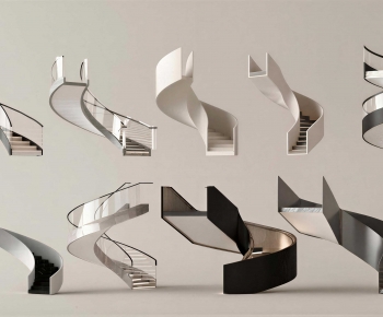 Modern Rotating Staircase-ID:685129884