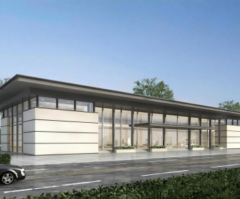 Modern Appearance Of Commercial Building-ID:618467094