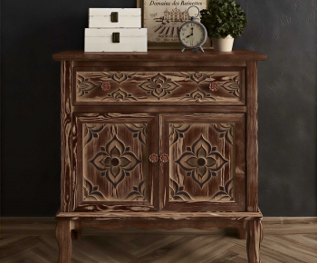Retro Style Side Cabinet-ID:721604112