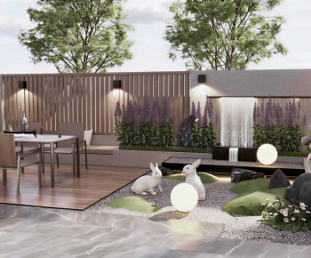 Modern Courtyard/landscape-ID:827481037