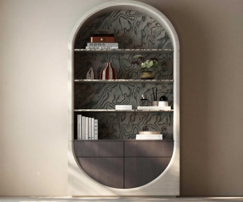 Wabi-sabi Style Decorative Cabinet-ID:530216934