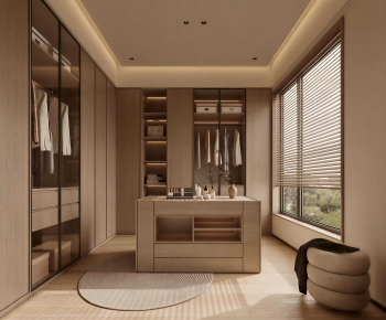 Modern Clothes Storage Area-ID:772530087