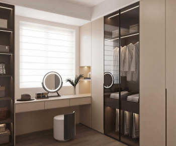 Modern Clothes Storage Area-ID:591201079