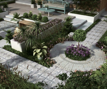 Modern Courtyard/landscape-ID:554383993