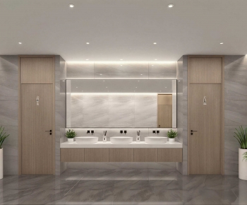 Modern Public Toilet-ID:739252099