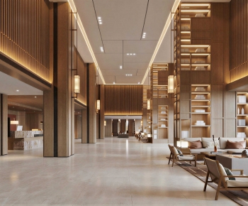 New Chinese Style Lobby Hall-ID:469715122