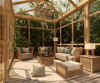 Modern Glass Sun Room-ID:491974126