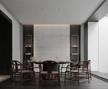 New Chinese Style Dining Room-ID:570935011
