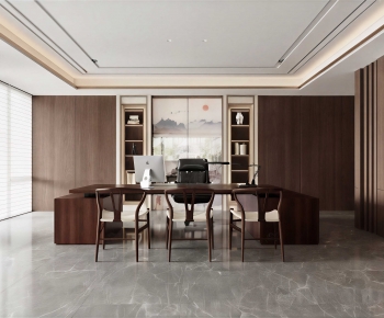 New Chinese Style Manager's Office-ID:804286007