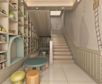 Modern Children's Reading Room-ID:408890014