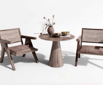 Wabi-sabi Style Lounge Chair-ID:258407125
