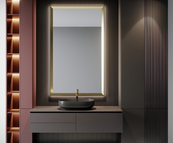 Modern Bathroom Cabinet-ID:334639521