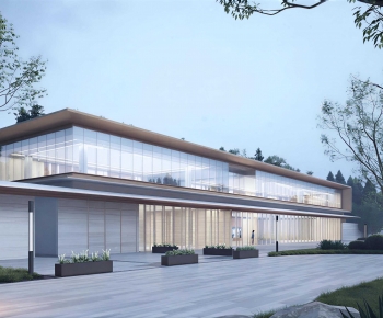 Modern Appearance Of Commercial Building-ID:998676062