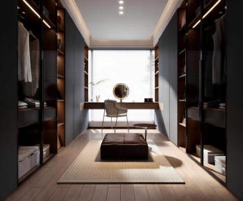 Modern Clothes Storage Area-ID:784120081