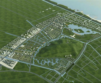 Modern Architectural Bird's-eye View Planning-ID:670325046