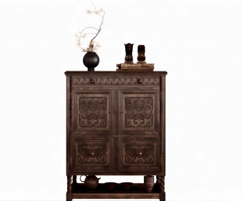 Retro Style Side Cabinet-ID:796536924