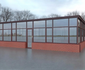 Modern Glass Sunshine Room-ID:537890912