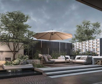Modern Courtyard/landscape-ID:822738897