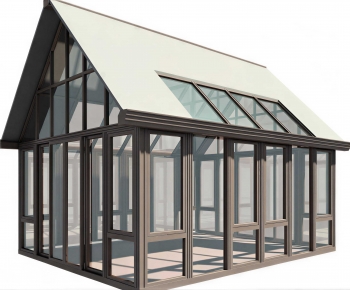 Modern Glass Sunshine Room-ID:671624906