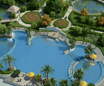European Style Swimming Pool-ID:127312904
