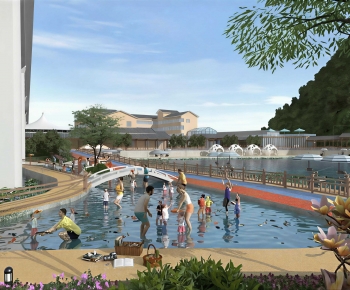 Modern Park Landscape-ID:396766908
