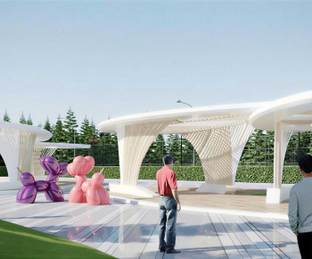 Modern Park Landscape-ID:279010068