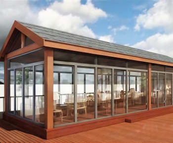 New Chinese Style Glass Sunshine Room-ID:699565896