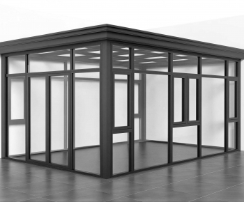 Modern Glass Sunshine Room-ID:514470109