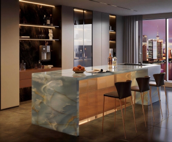 Modern Dining Room-ID:690104013