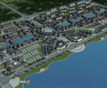 Modern Architectural Bird's-eye View Planning-ID:166161127