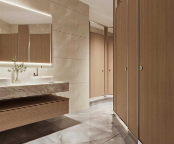 Modern Public Toilet-ID:703978069