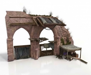Modern Building Component-ID:127945909