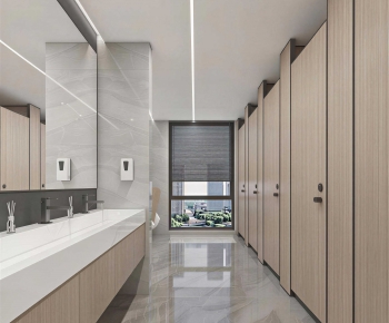 Modern Public Toilet-ID:748078819