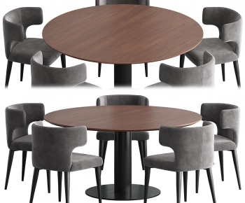 Modern Dining Table And Chairs-ID:764594089