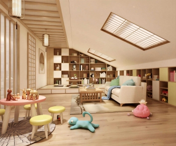 Modern Children's Room Activity Room-ID:102701269