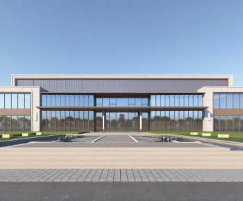Modern Building Appearance-ID:613771927