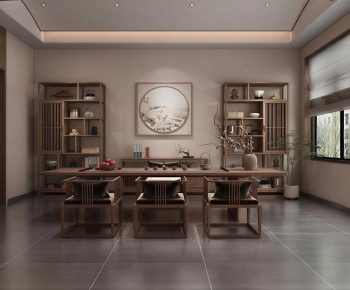 New Chinese Style Tea House-ID:243938926