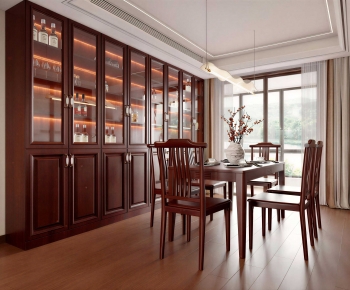 New Chinese Style Dining Room-ID:246681935
