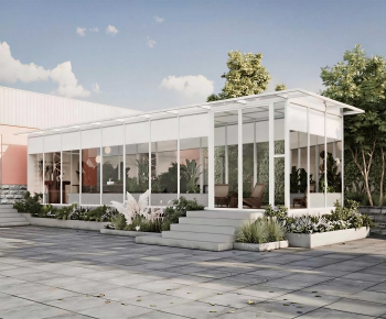 Modern Glass Sunshine Room-ID:318347933