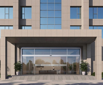 Modern Facade Element-ID:936733967