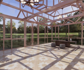 Modern Glass Sun Room-ID:668530594
