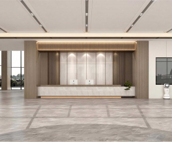 Modern Office Reception Desk-ID:767523059
