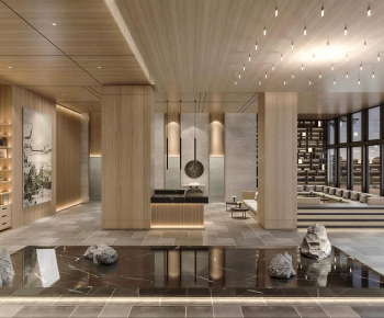 New Chinese Style Lobby Hall-ID:836057902