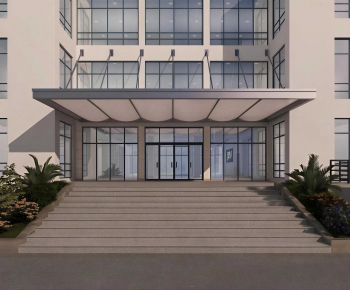 Modern Facade Element-ID:106760037