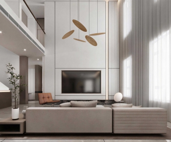 Modern A Living Room-ID:284858943
